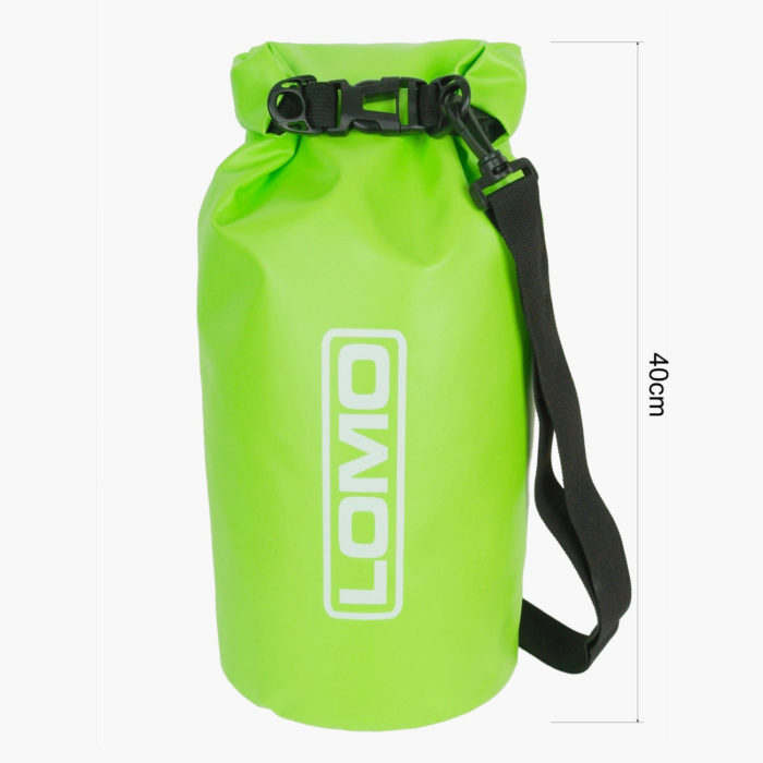 10L Dry Bag Green - Dimensions