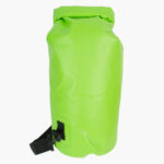 10L Dry Bag Green - Back View