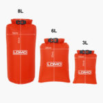 3 Pack of Ultra Lightweight Dry Bags - 6L Dimensions