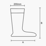 3D Latex Socks - Dimensions