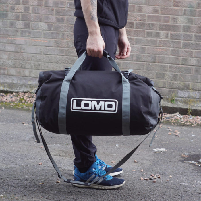 40L Dry Bag Holdall Black - Carry Handle Straps