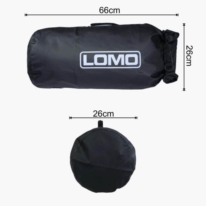 40L Motorbike Dry Bag - Dimensions