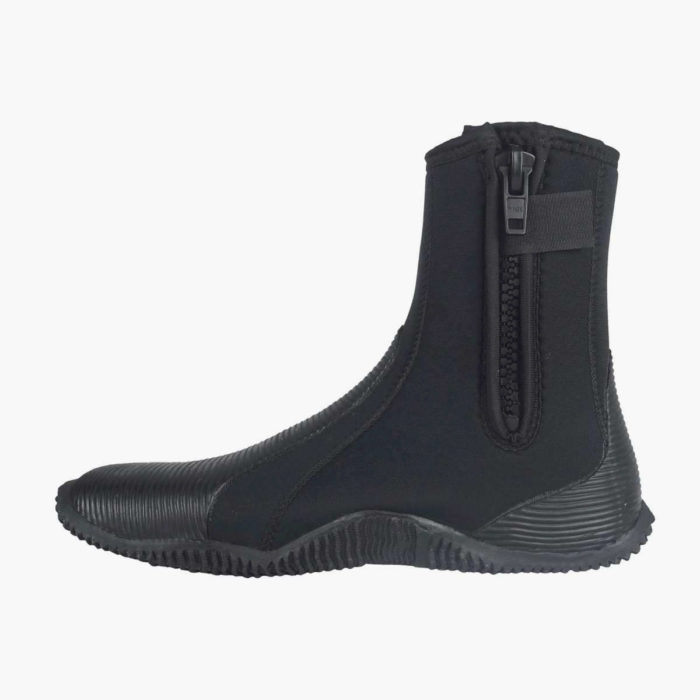 Triton 5mm Wetsuit Boots - Zip Up View