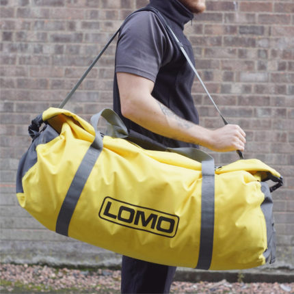 60L Dry Bag Holdall Yellow - Shoulder Strap