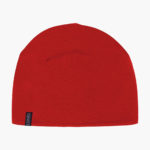 Ace Fleece Lined Beanie Hat - Red