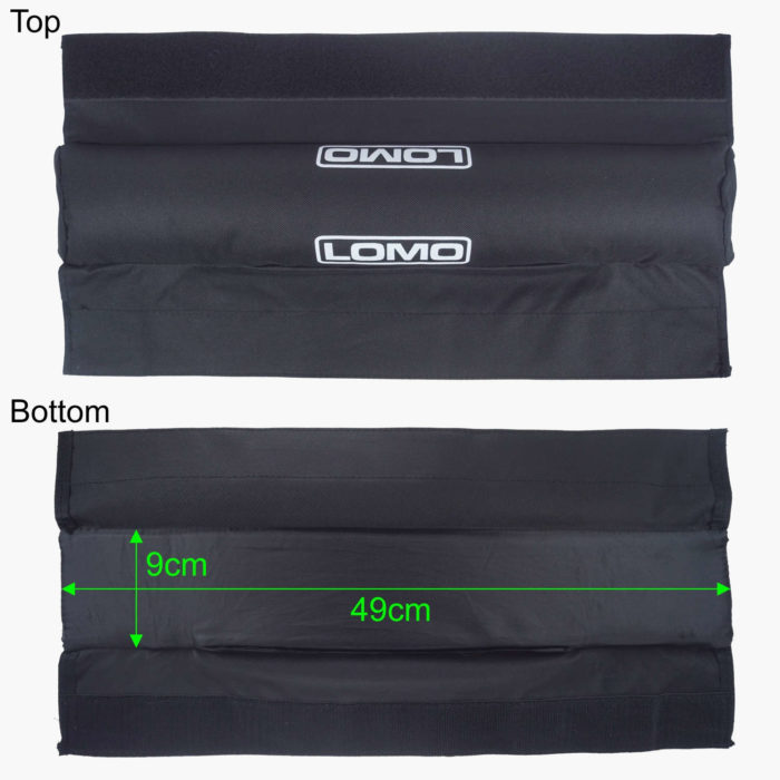 Aerodynamic Roof Rack Bar Pads - Roof Rack Attachment Dimensions