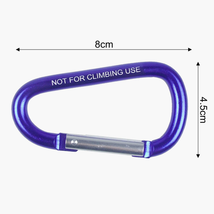 Aluminium Snap Hook Carabiner - Dimensions