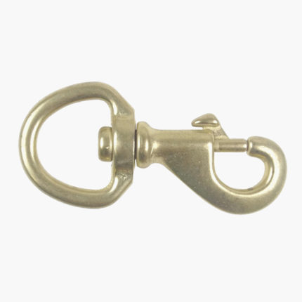 Brass Snap Clip With Swivel Ring