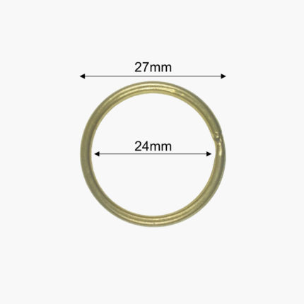 Brass Split Ring - Dimensions
