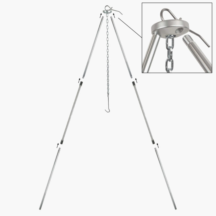 Camping Tripod - Assembly method