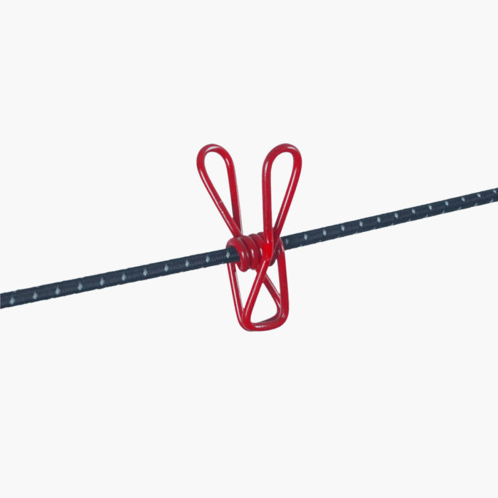 Bungee Clothesline With Pegs - Integrated Pegs