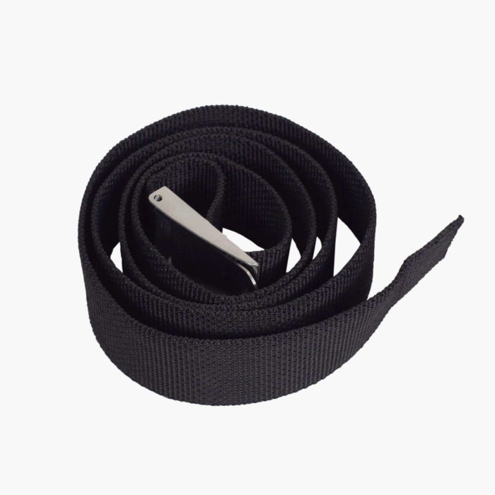 Standard Diving Belt Black - Coiled