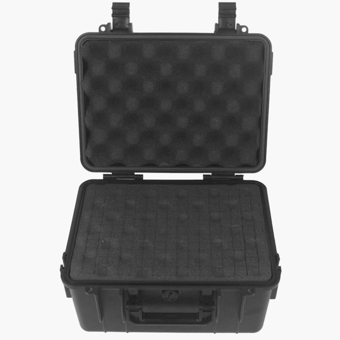 Dry Box 2 ABS Protection Carry Case - Egg Box Foam Lid and Cubed Foam Inserts