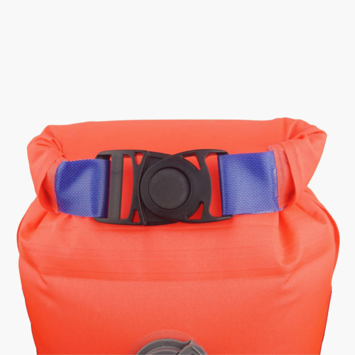 Eco float - Orange Dry Bag Swimming Tow Float - Roll Down Top