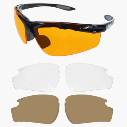 Elite Running and Cycling Sunglasses - 3 Lens