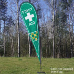 Race Event First Aid Flag - Outdoor Race Flag