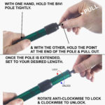 Extra Large Extendable Basha Pole - How to Lock and Unlock Instrcutions