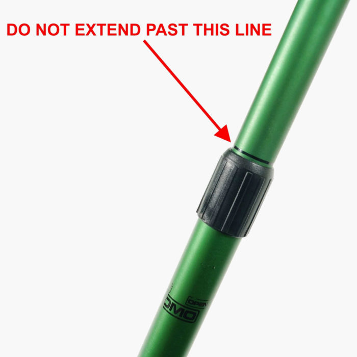 Extra Large Extendable Basha Pole - Do Not Extend Past Line