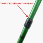 Medium Extendable Basha Pole - Do Not Over Extend Past Line