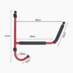 Folding Kayak Wall Rack - Foldable Design