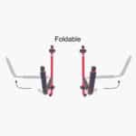 Folding Kayak Wall Rack - Comes with Screws and Wall Plugs