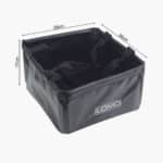 Square Folding Bucket - Dimensions