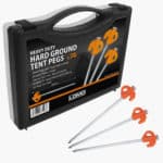 Hard Ground Tent Peg Set - 20 in Case