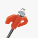 Hard Ground Tent Pegs - Head Dimensions