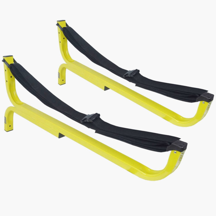 Flat Kayak Wall Rack - Yellow