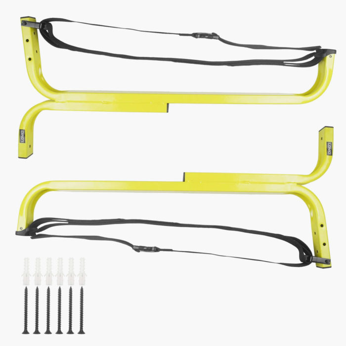Flat Suspension Kayak Wall Rack - All Parts Needed