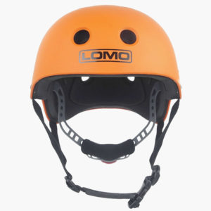 Orange Kayak Helmet -Front View