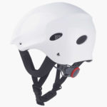 White Kayak Helmet - Back Tightening Buckle