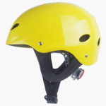 Yellow Kayaking Helmet - Side View