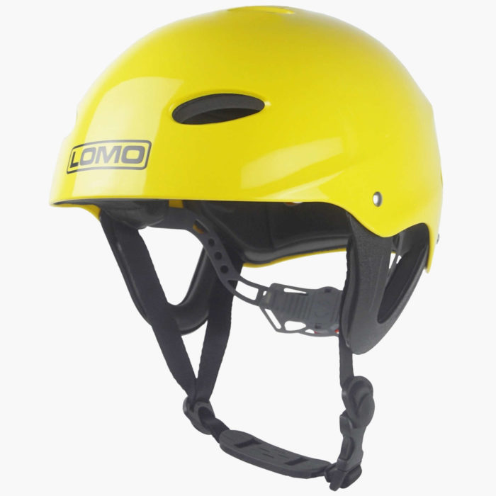 Yellow Kayaking Helmet - Back View