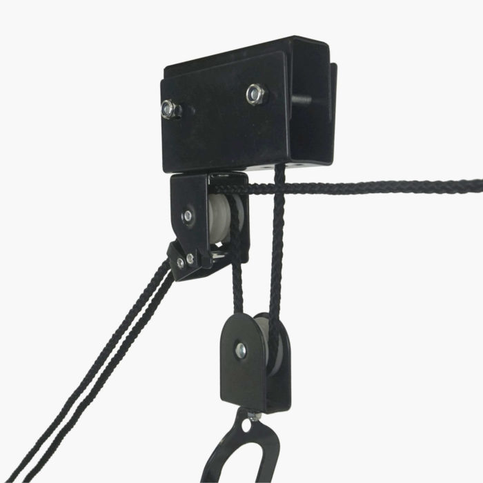 Kayak Roof Hoist Lift Pulley - Strong Cord and Metal Pulley Housing