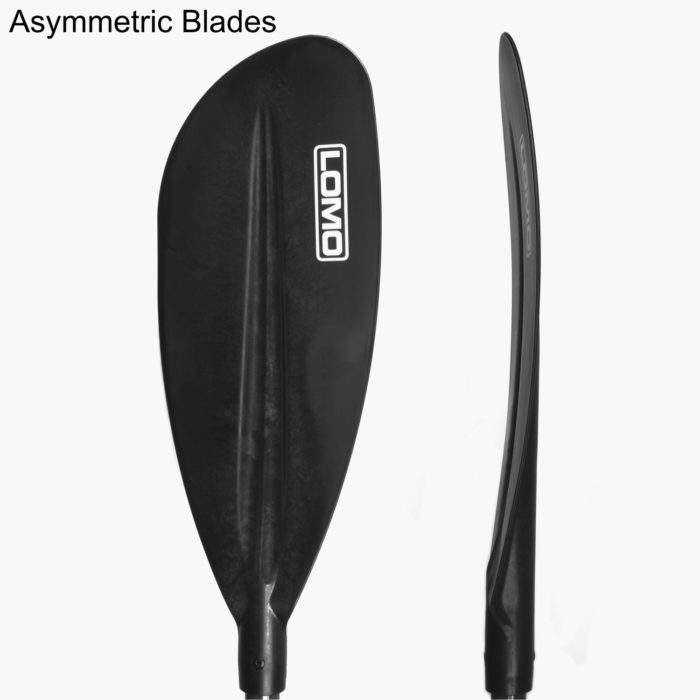 Fibreglass Kayak Paddle Model C - Asymmetric Blades