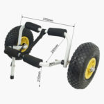 Compact Kayak Trolley - Assembled Dimensions
