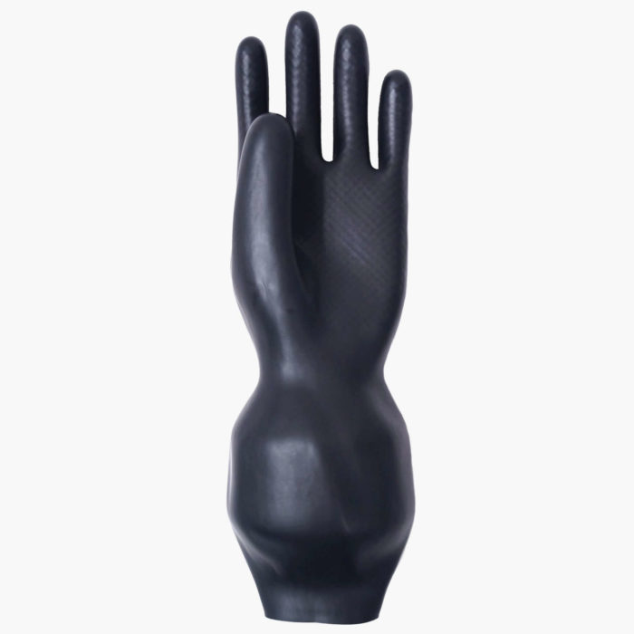 Latex Dry Gloves - Palm View