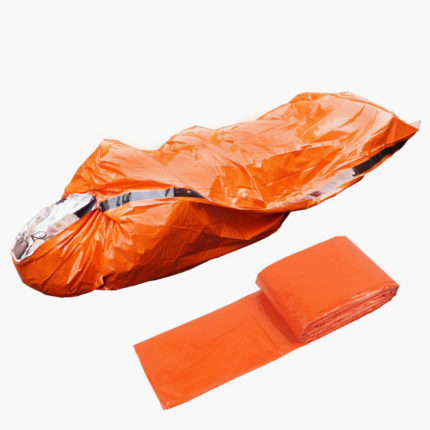 Lightweight Orange Foil Survival Bag