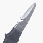 Blunt Tip Black Marlin BC Diving Knife - Blade View