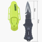 Yellow Marlin BC Diving Knife - Blade and Knife Dimensions