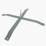Metal Cross Base for feather and teardrop flags