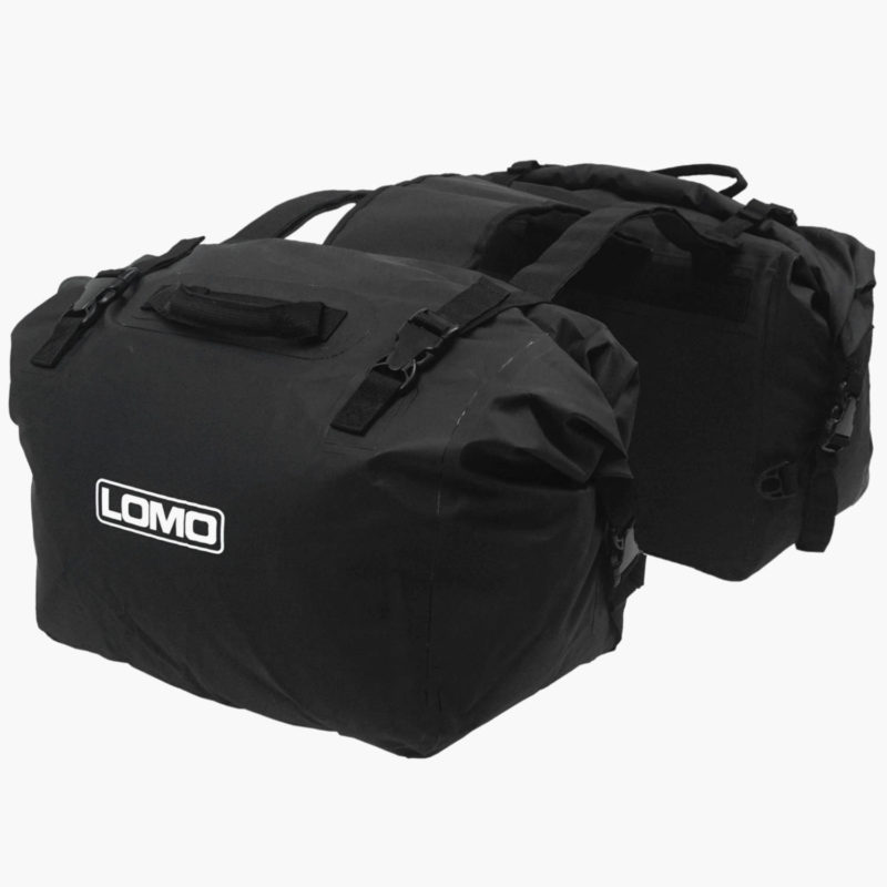 Motorbike Soft Pannier Dry Bags - Side View