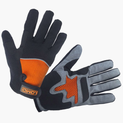 Mountain Bike Gloves - Black / Grey / Orange
