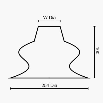 Latex Neck Seal - Dimensions