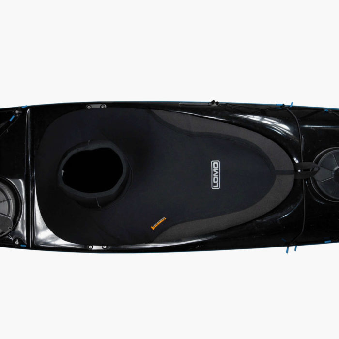 Neodeck Reinforced Neoprene Spraydeck - On Kayak Top View
