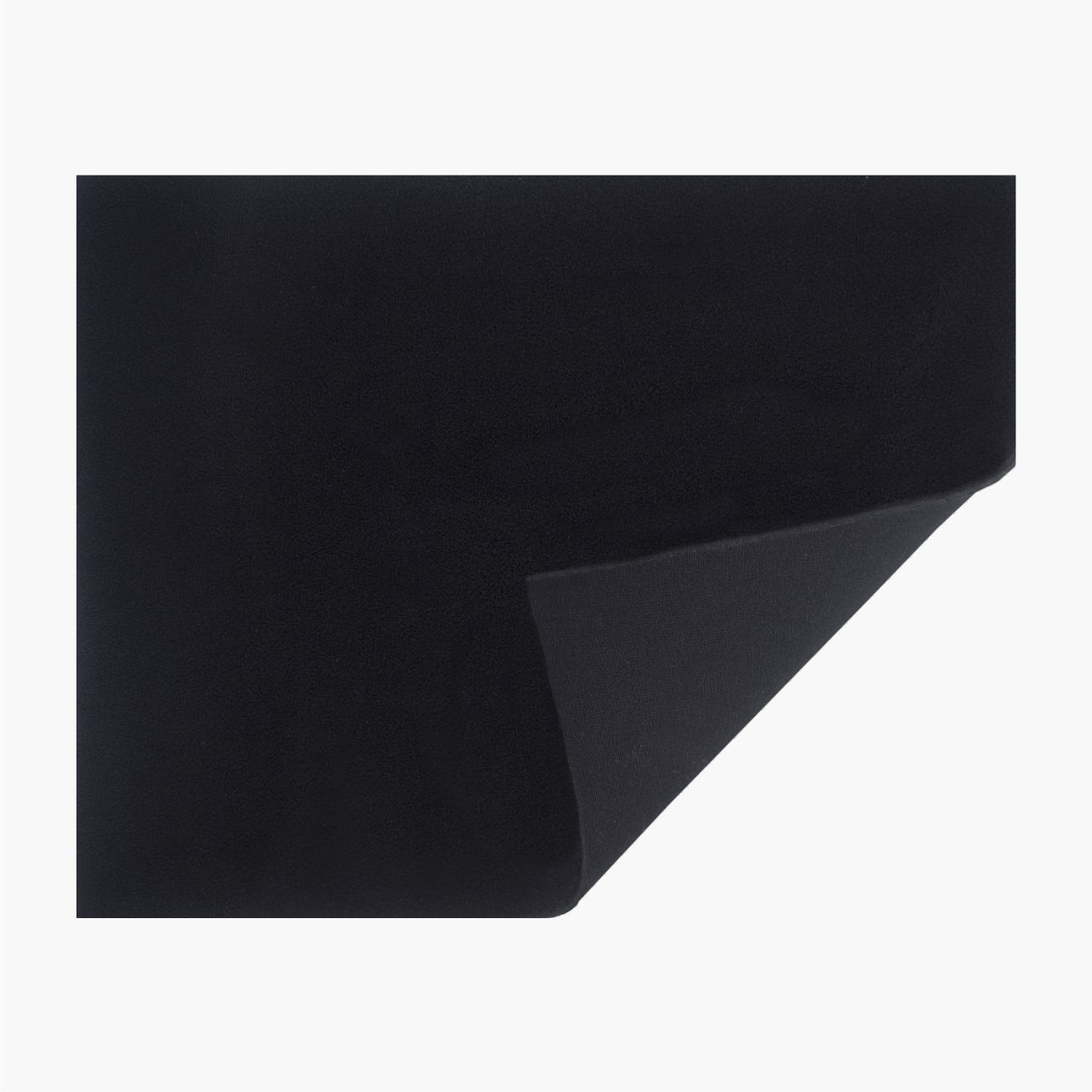 SMALL Neoprene Sheets 3mm Double Lined 230mm x 300mm - BLACK
