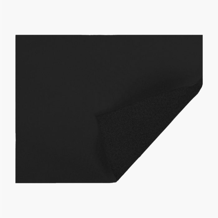 Neoprene Sheets 3mm Double Lined CR Super Stretch 1000mm x 1260mm - BLACK