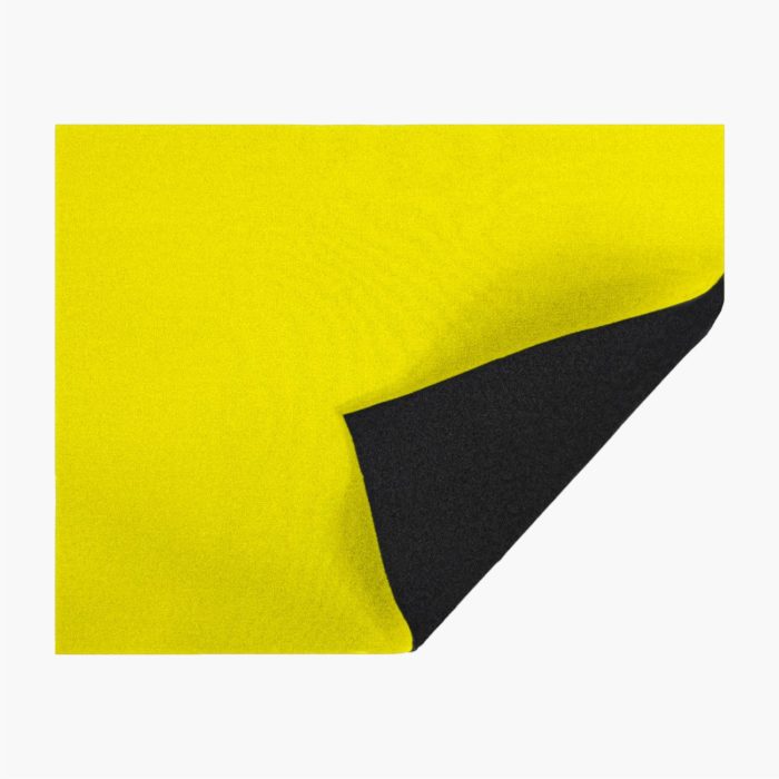SMALL Neoprene Sheets 3mm Double Lined 230mm x 300mm - YELLOW