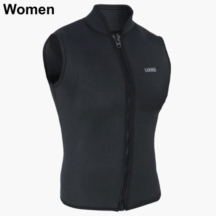 Neoprene Zipped Wetsuit Vest - Female fit